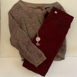 Brushed cotton jeans